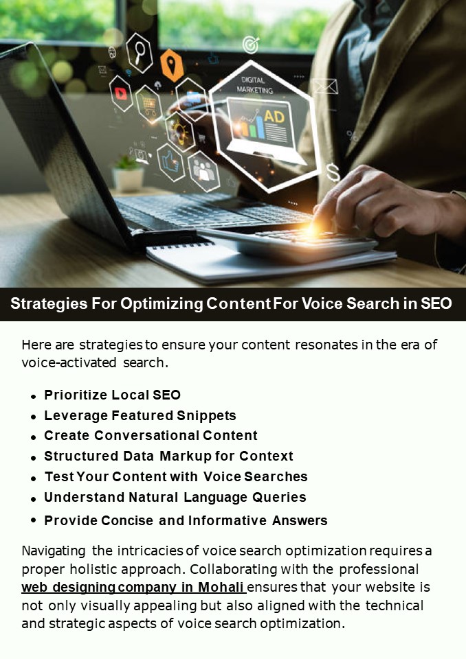 Strategies For Optimizing Content For Voice Search in SEO
