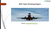 B2B Travel Booking Engine