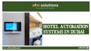 Hotel Automation Systems in Dubai