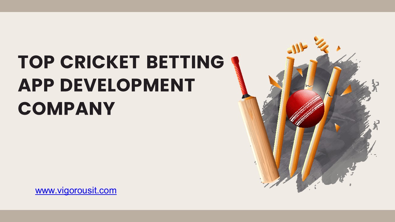 Top Cricket  Betting App Development Company