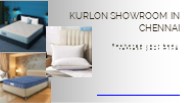 Kurlon showroom chennai | Mattresszone