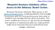 Blueprint Business Solutions - Project management services in Australia