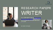 Research Paper Writer in Phoenix, USA