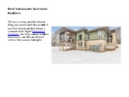 Best Vancouver Sunroom Builders