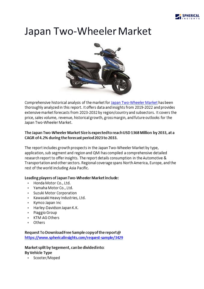 Japan Two Wheeler Market