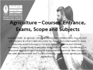 bsc agriculture admission 2024