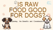 Is raw food good for dogs?