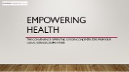 Empowering Health