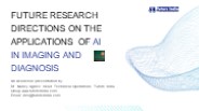 AI for imaging and diagnosis: Research directions