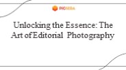 Editorial photography examples