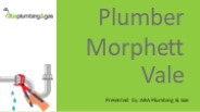 Plumber Morphett Vale