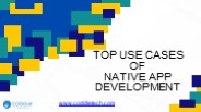 Top Use cases of Native App Development
