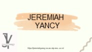 Jeremiah Yancy: Exemplifying True Business Mastery