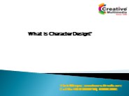 What is Character Design? | top animation colleges in Hyderabad