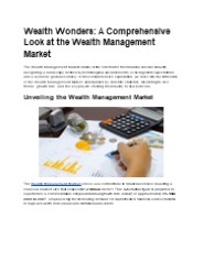 Insights into the Active Ingredient Market