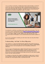 How to Convert Exact Macola to QuickBooks | Data Migration