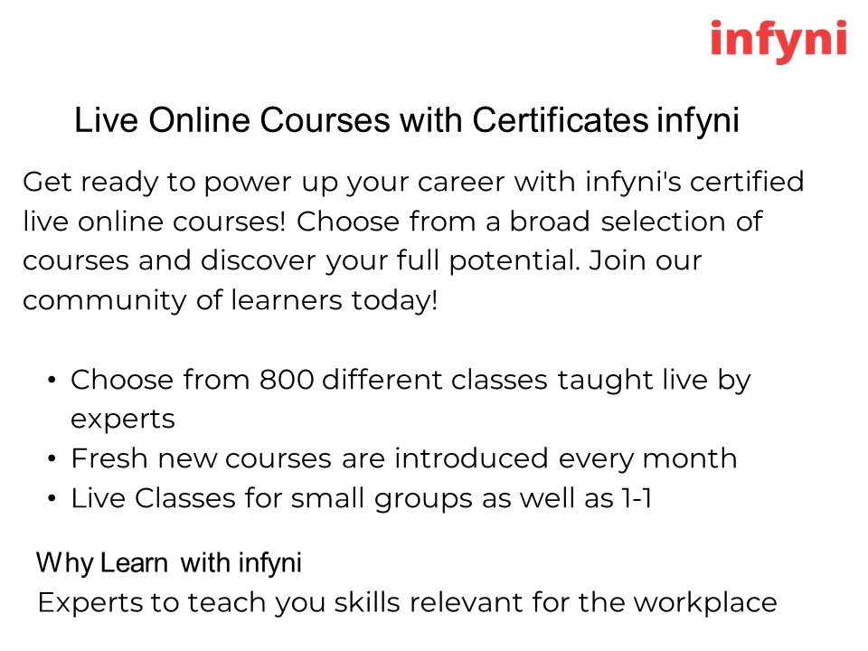 Live Online Courses with Certificates infyni (1)