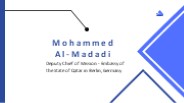 Mohammed Al-Madadi - A Resourceful Professional