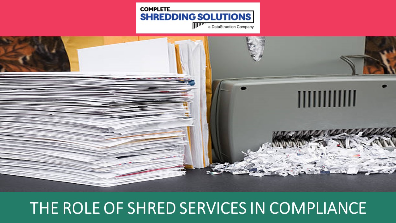 The Role of Shred Services in Compliance