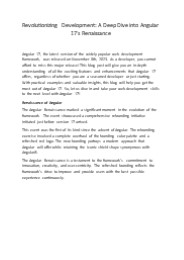 Revolutionizing Development: A Deep Dive into Angular 17's Renaissance