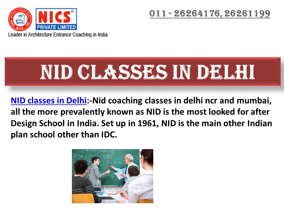 NID classes in Delhi