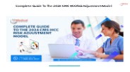 Complete Guide To The 2024 CMS-HCC Risk Adjustment Model