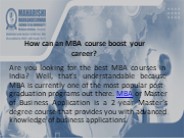 mba application form