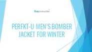 Winter Wardrobe Essential - Stylish Men's Bomber Jackets