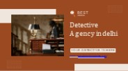 Private Detective Agency in Delhi