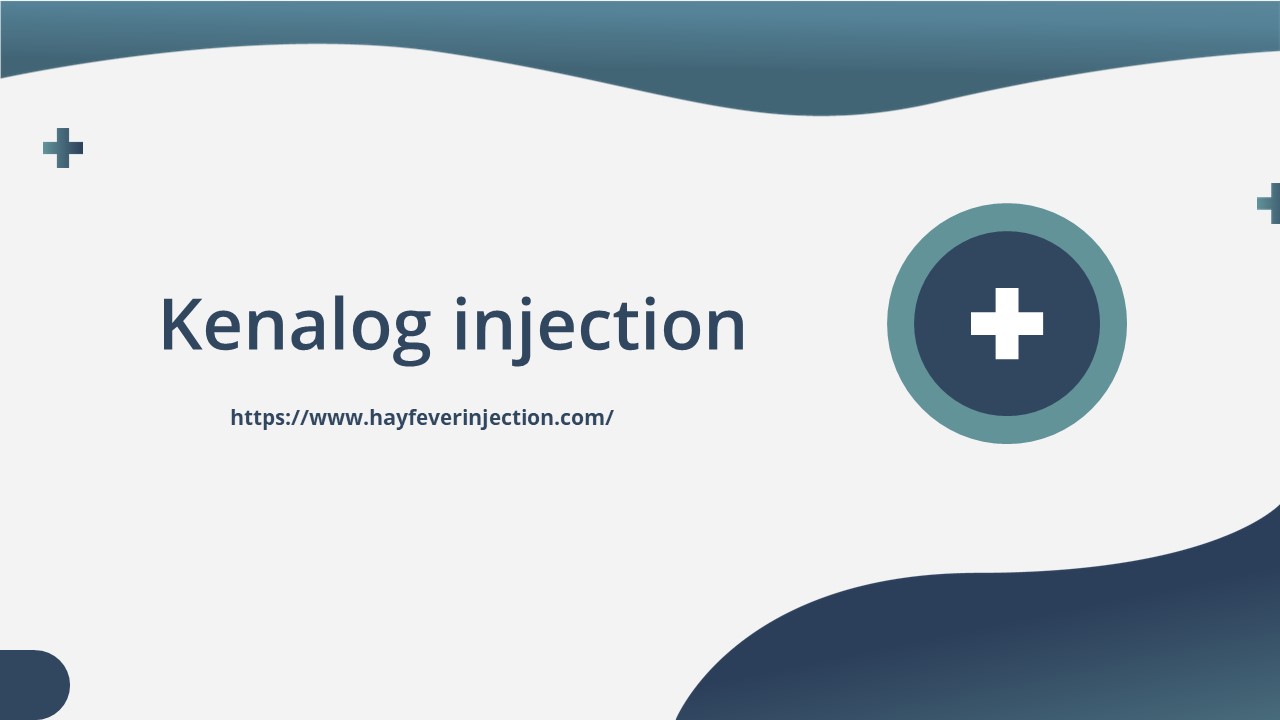 Get Kenalog injection in the UK