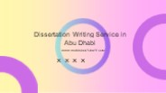 UAE’s Best Dissertation Writing Service