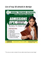 Best School in Howrah