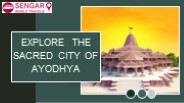 Explore the sacred city of Ayodhya