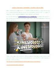 Applied Kinesiology- Outstanding Benefits it Has to Offer