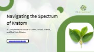 Navigating the Spectrum of Kratom