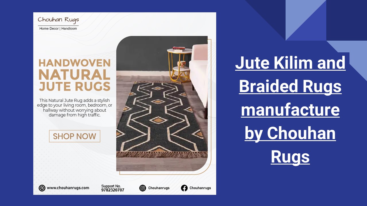 Jute Kilim and Braided Rugs