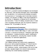 Power BI Training in Bangalore