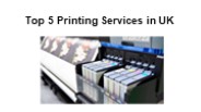 Top 5 Printing Services in UK