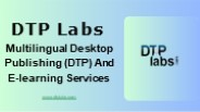 Multilingual Desktop Publishing (DTP) And E-learning Services