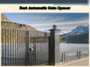 Best Automatic Gate Opener