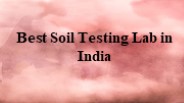 Best Soil Testing Lab in India