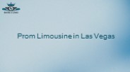 Prom Limousine in Las Vegas