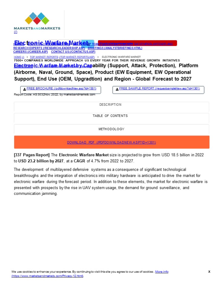 Key Players' Pursuit of Advanced Electronic Warfare for Global Expansion