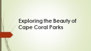 Cape Coral Parks
