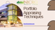 Portfolio Appraising: Effective Portfolio Appraising Techniques