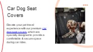 Car Dog Seat Covers