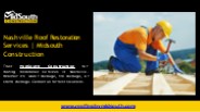 Roofing Restoration Services Nashville - MidSouth Construction