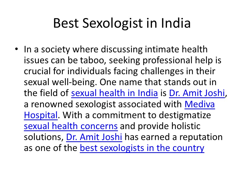 Best Sexologist Hospital in Jaipur