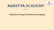 A Radiant Pongal Celebration at Agastya