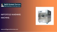 Imported Washing Machine